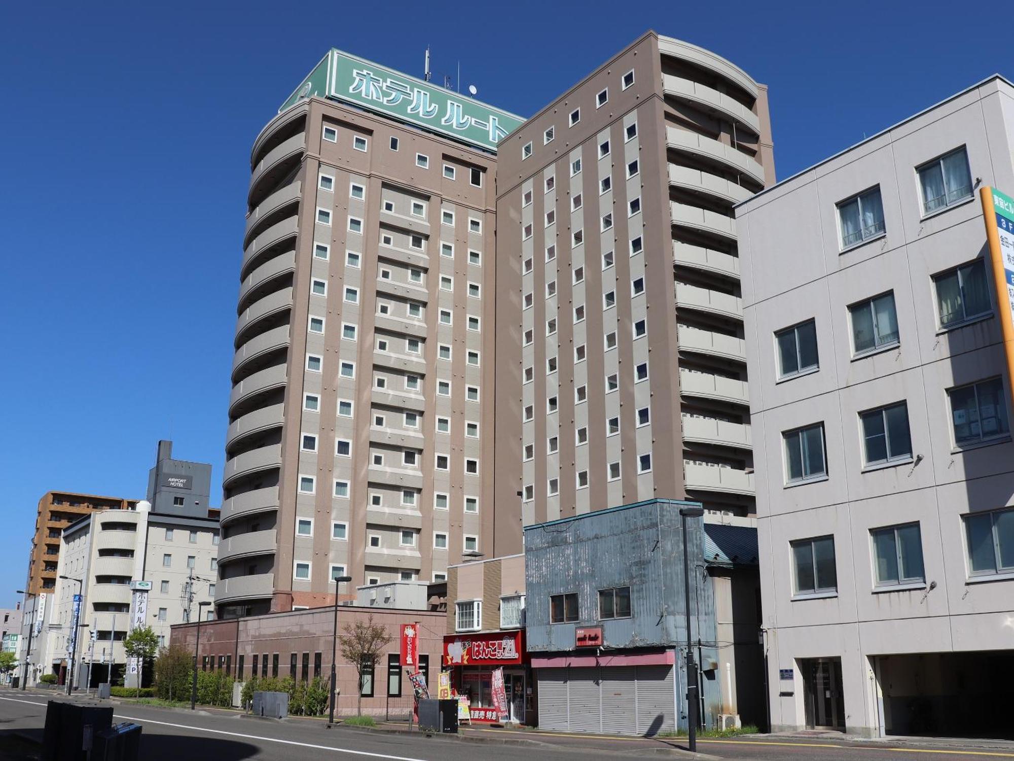 Hotel Route-Inn Chitose Ekimae Dış mekan fotoğraf